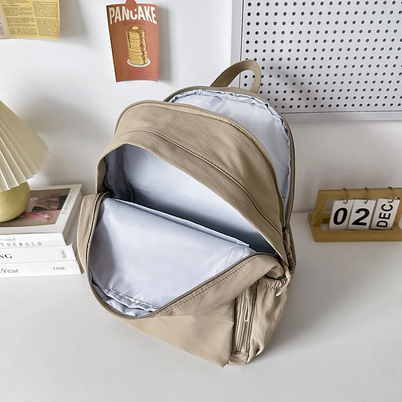 Zaino a Spalle Doppie, Cartella Scolastica Studentesca ad Alta Capacità, Borsa da Viaggio Alleggerita