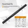 Thread Repair File Metric Thread Restoration Repair File Cleans Damaged Threads 0.75-3 Mm Pitch Metal Hardware Diy Hand Tools