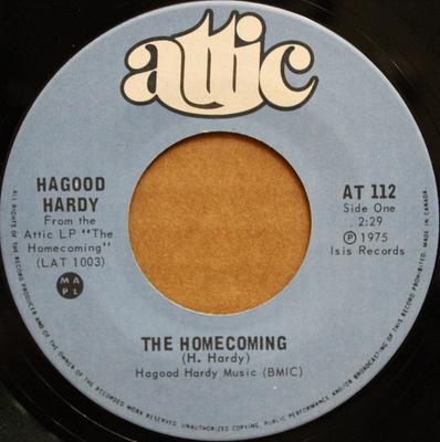 7inch Record HAGOOD HARDY - Homecoming AT112 ATTIC 1975 Canada Pop Used