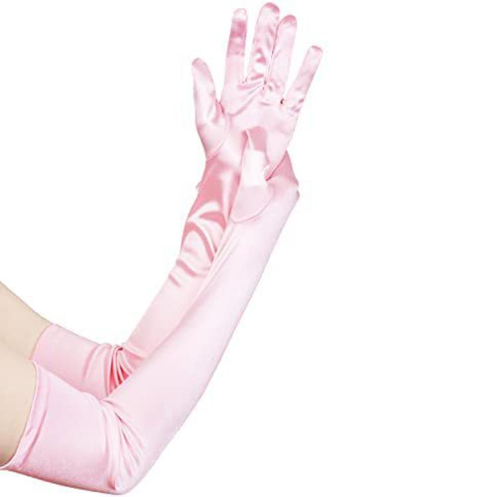 Comfortable Fit Evening Gloves Satin Gloves Elegant Design