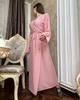 2024 Elegant Women's Solid Color Slim Fit Lace-Up Long Dress