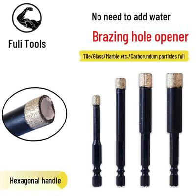Diamond Hex Shank Glass & Tile Dry Drill Bit