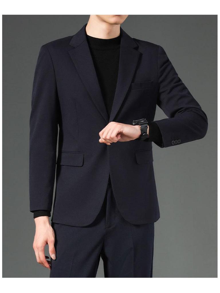 Romon Men's Two-Piece Blazer Jacket Suit: Business, Formal, Casual, Wedding Attire 2025.