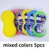 5pcs Car Wash Honeycomb 8-shaped Compressed Large Sponges High-density Car Cleaning Waxing Beauty Sponge Block Cleaning Tools