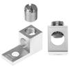 10Pcs Aluminium Mechanical Lug 5/16-24 Single Hole Mount Quick Connect Terminal Mechanical Lug 1B2U 1/0 Aluminum Conductors
