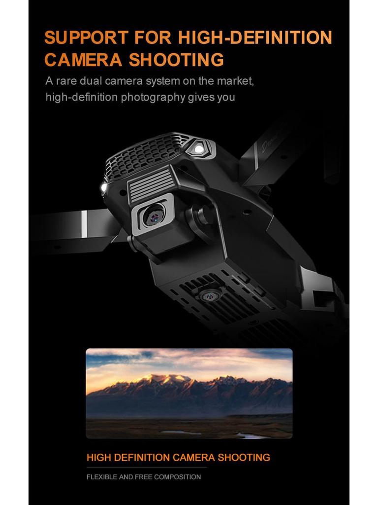 E88 Cross-Border Drone: Aerial Photography Remote Control Toy for Kids, E525 Model, Popular On TikTok and Kuaishou Live.