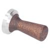 58mm Tamper Werkzeug Schwarznuss 304 Edelstahl Tragbarer Kaffeetamper für Zuhause Kaffeegeschäft