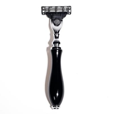 Parker Headquarters Resin Black-M3 Gillette Mach3 Razor Razor Wet Razor, 1 peça, 1 peça