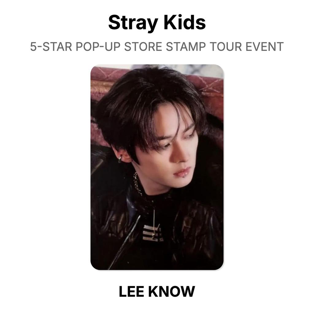 Stray Kids 5-STAR POP-UP STORE STAMP TOUR EVENT Official Photocard