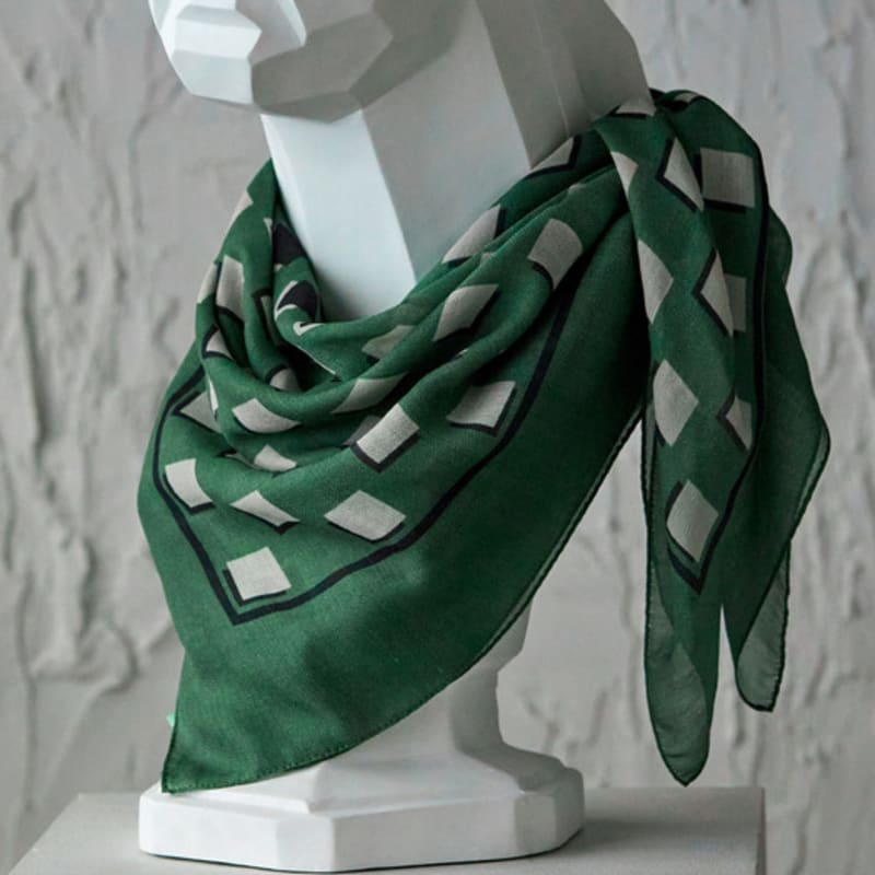 ANA MAISON Picture Window Silk Wool Scarf [PMsw-1384]