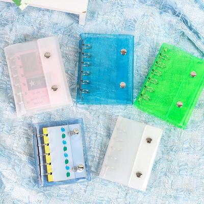 Ins Style Soft PVC A6A7 Planner Binder with Removable Refillable Rings