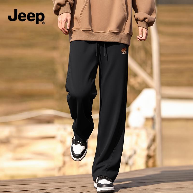 Jeep Men's Knitted Curved Sports & Casual Pants