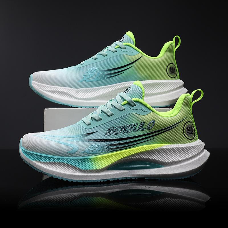 Carbon board shoes men's summer new professional shock absorption wear-resistant lightweight breathable running shoes casual versatile sports shoes