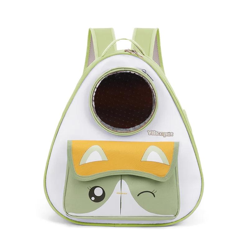 Portable Breathable Cat Bag Oxford Cloth Resistant Pet Bag Outdoor Pet Backpack Folding Cat Transport Bag Foldable Cat Carrier