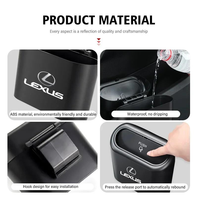 Lexus Car Garbage Storage Box Isolate Garbage Odors Case For Lexus F SPORT ES RX NX LS UX LM LX GX LC RZ IS CT GS RC HS SC LBX