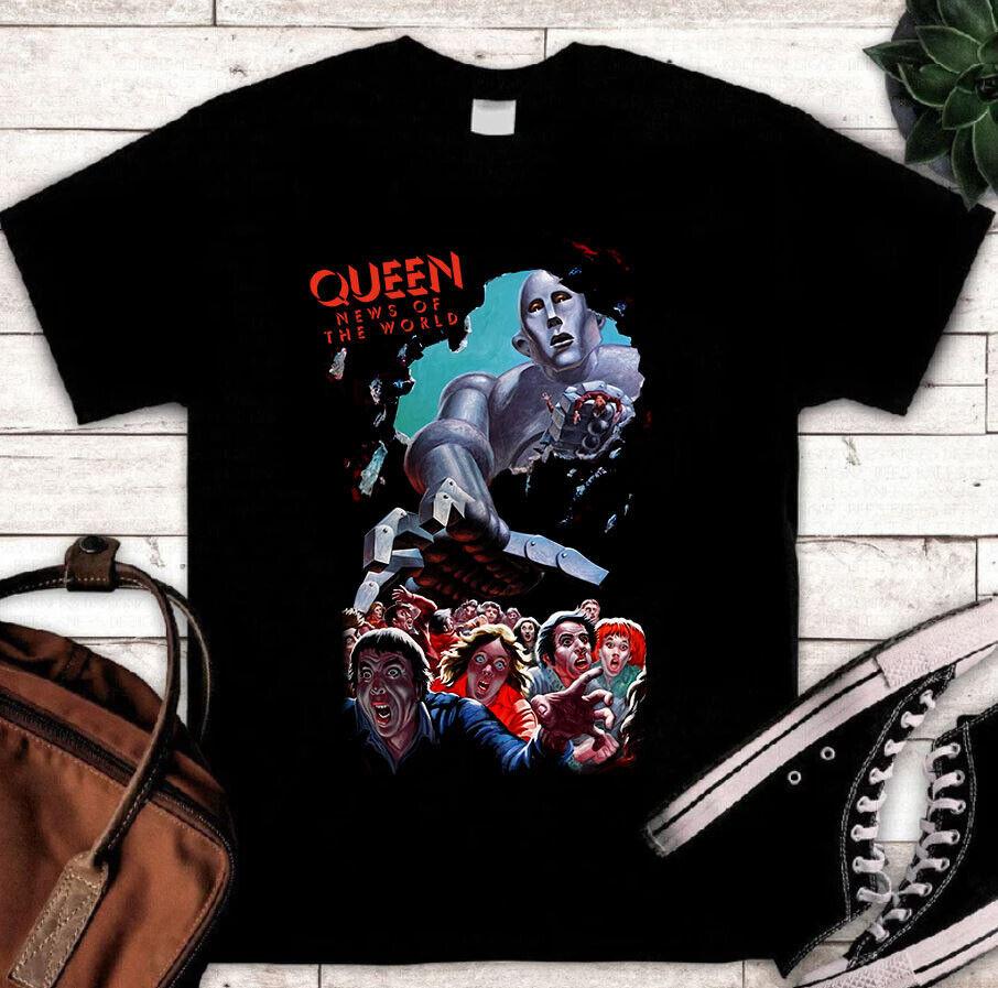 Vintage QUEEN NEWS OF THE WORLD T-Shirt Unisex T-Shirt S
