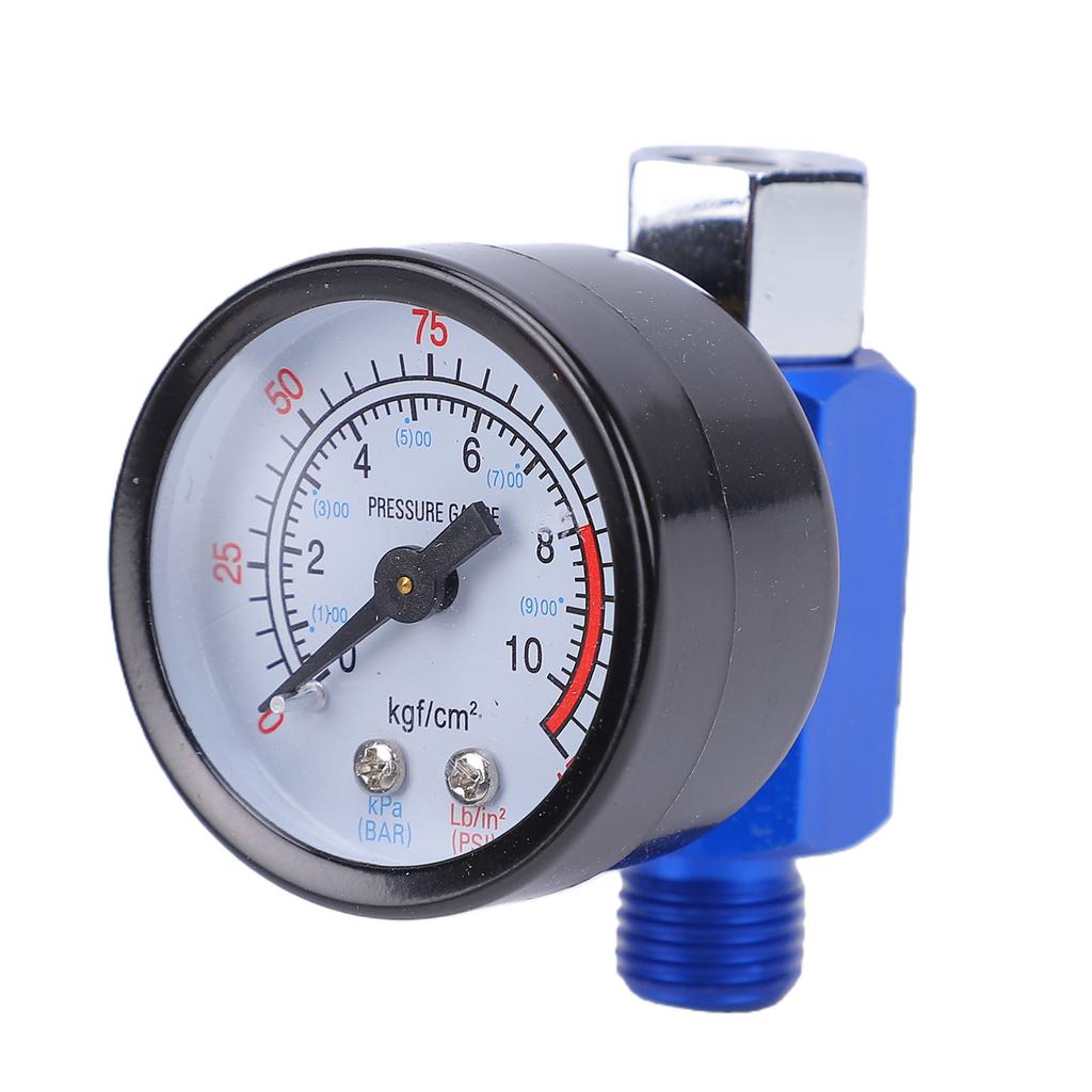 1 4  Spray Paint Gun Air Pressure Regulator Pressure Gauge Pneumatic Tool Accessory