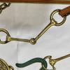 [USED]85B173 Hermes Carre 90 Scarf Silk Brown