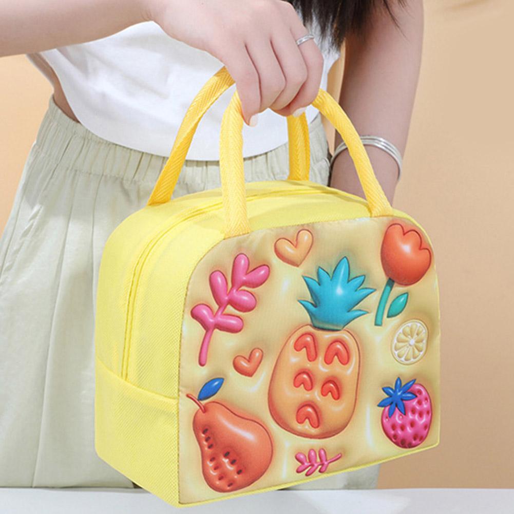 Thermal Insulated Bag Children School Lunch Box Bags Picnic Bag For Students Unisex Portable Food Storage Student Lunch Bag