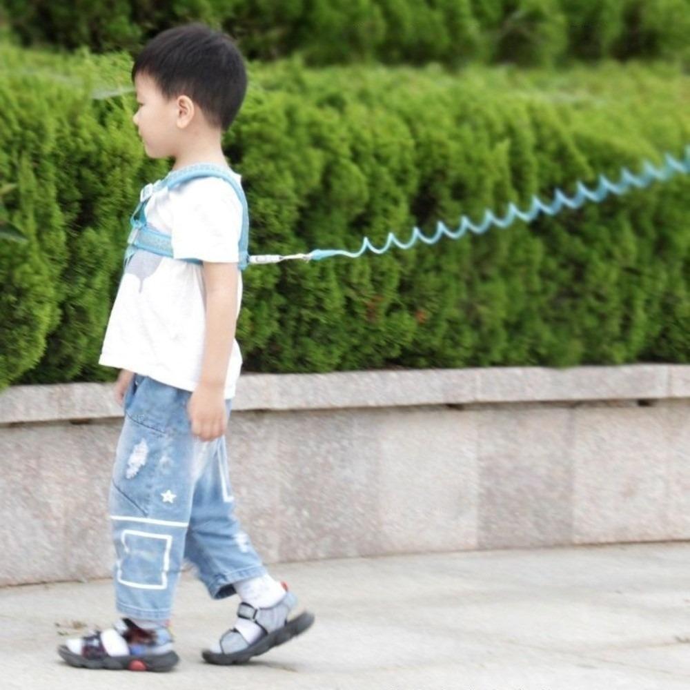 2m Child Anti Lost Wrist Link Reflective Kids Loss Prevention Belt Crowded Places