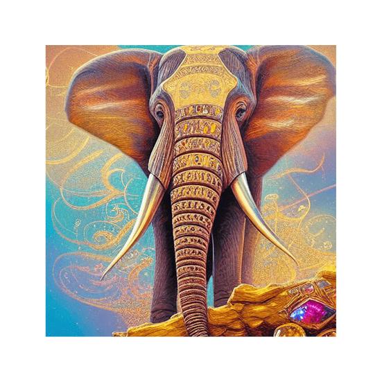 1 sada štrasového kreslení Snadné DIY s lepivým pozadím Obsahuje nástroje Příslušenství Sada 5D malování zvířátek z štrasového kamene