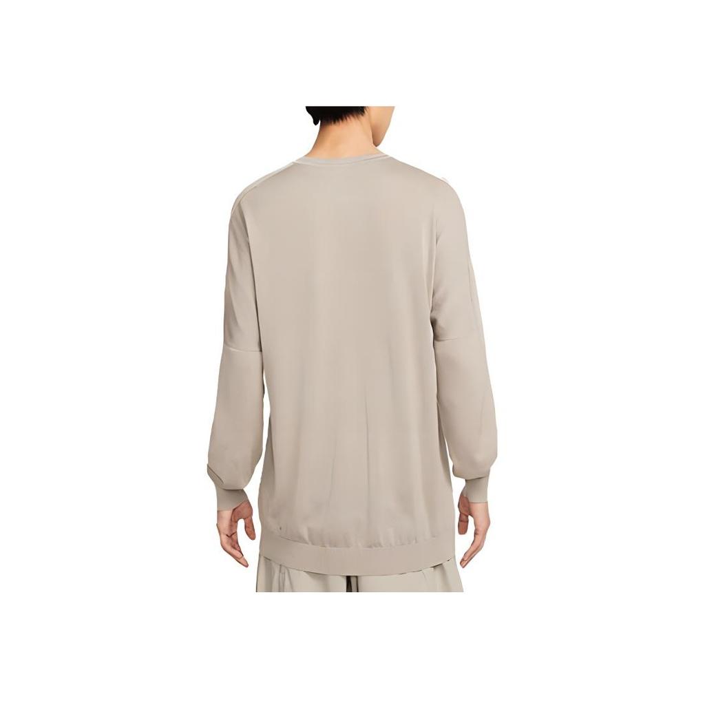 Nike ESC Series Every Stitch Considered Long Sleeve Crew Neck Sweater Men Tops Stone DH2675-230