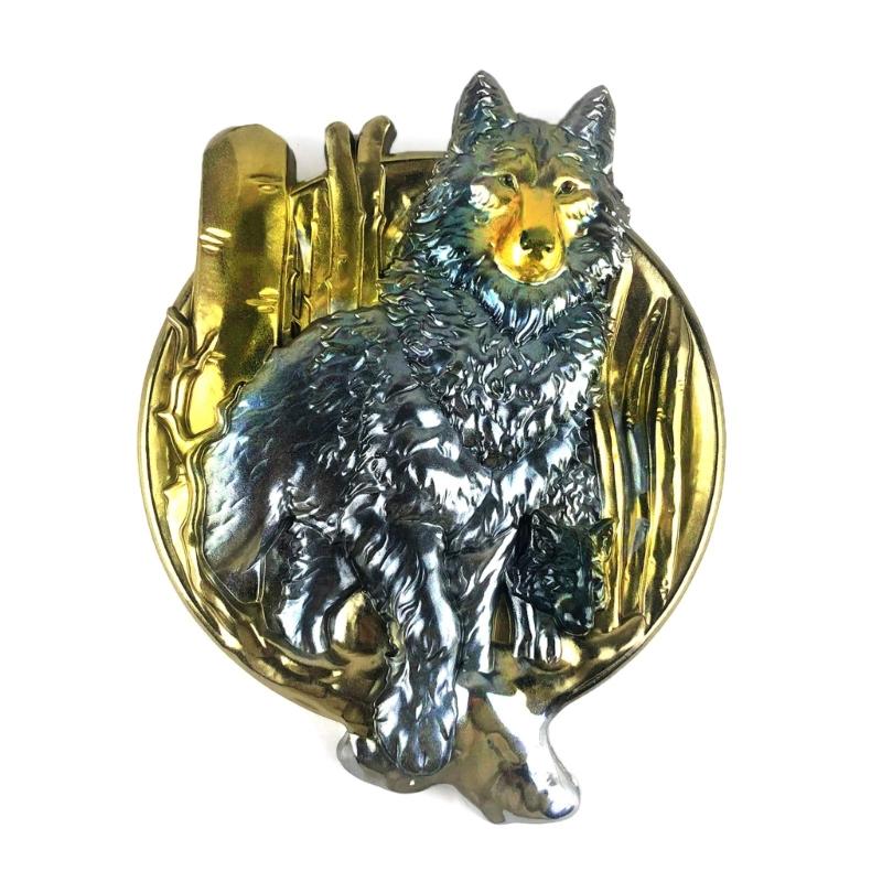 Wolf Relief Wall Decor Mold Jewelry Casting Mold Silicone Charm Mold Diy Crafts Mold Pendant Craft Supplies for Women