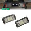 2PCS Error Free LED Number License Plate Light Lamps For BMW MINI R50 2002-2006 R52 Convertible 2004-2006 R53 Coopers 2001-2006