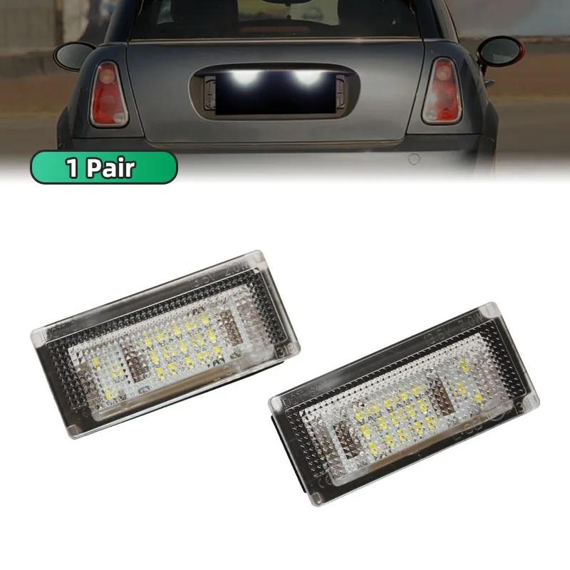 

For BMW MINI R50 2002-2006 R52 Convertible 2004-2006 R53 Coopers 2001-2006 2PCS Error Free LED Number License Plate Light Lamps