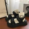 Ulzzang Harajuku Black British Student Versatile Platform Muffin Summer Sandals Roman Shoes Female Ins