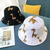 Kids Wide Brim Bucket Hat UV Protection Sun Cap for Boys Girls Baby Fashionable Outdoor Fishing Hat Spring Summer