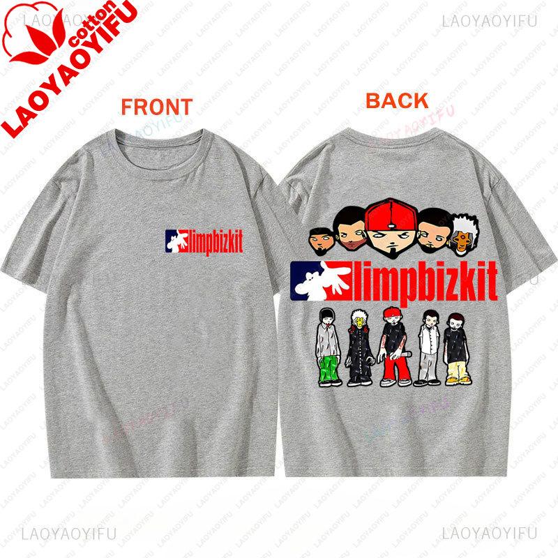 Playera Limp Bizkit Camiseta Rock Tour Retro Albums Band Classic Metal Music Vintage Rap Promo Nerd Classics Hot Sale Unisexs Tops S