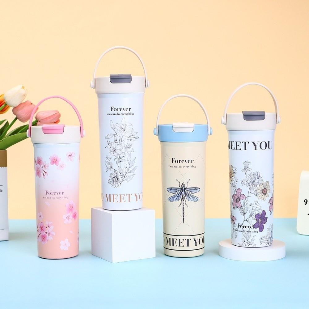 Leak-proof Cartoon Insulated Cup 316 Stainless Steel Coffee Mug Fashionable Water Cup