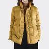 Chinese style embroidered retro down jacket women's short light stand-up collar Chinese buckle autumn and winter new