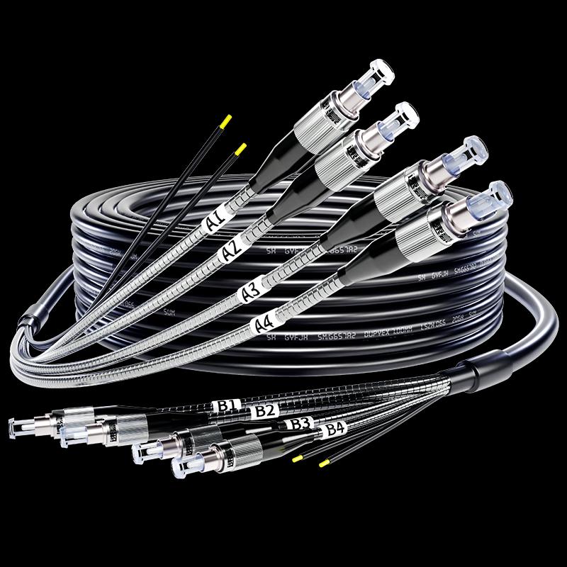 Outdoor Field Armored Single-Mode FC-FC Fiber Optic Cable
