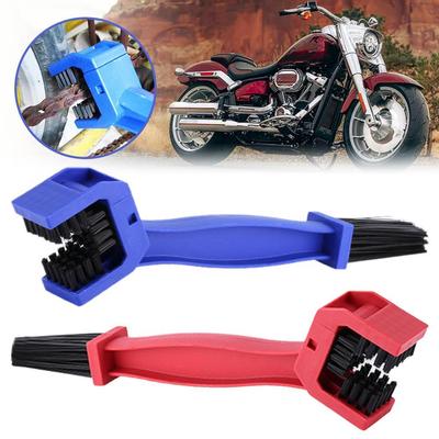 Portable Chain Cleaning Brush Tool Motorcycle Washing Scrubber Bike Gear Cleaner Maintenance Car Clean Accessories