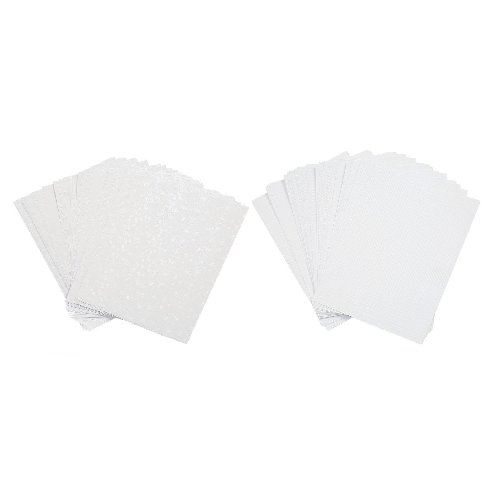 

50 аркушів А4 Голографічний Холодний Ламінатний Аркуш Різаний Водонепроникний DIY Самоклеюча Ламінаційна Плівка f Christmas Ribbon Film