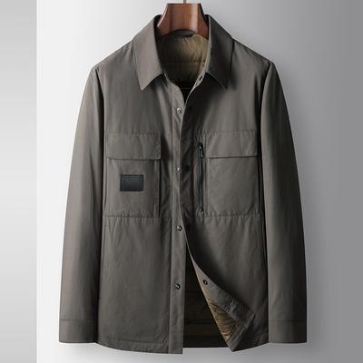 Automne et Hiver Chemise Version 90 Duvet de Canard Blanc Chaud Jeune Décontracté Épaissi Doudoune Tendance