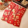 6PCS Red Pocket New Year Red Envelope Chinese Style Money Pocket  Spring Festival