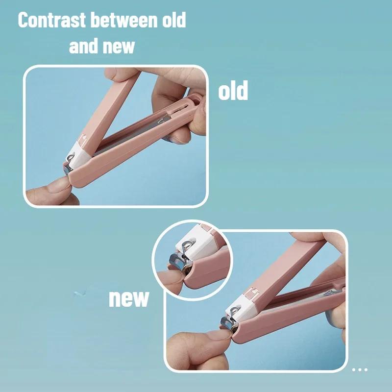 Nail Scissors Anti-splash Nail Clippers Single Large Mouth Cover Decoration Nail Clippers German Household 1PCS Drop Shipping