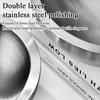 304 Stainless Steel Insulated Salad & Dipping Bowl  Multifunctional Cooking Basin Noodle Bowl Round Silver Bowl Kitchen Gadget