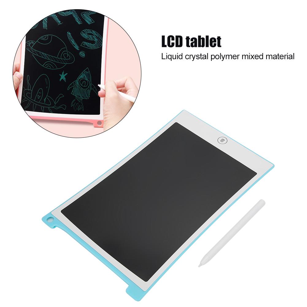 10 Inch LCD Writing Tablet Drawing Board Art Supplies Painting Tools for Children Graffiti   ArithmeticBlue