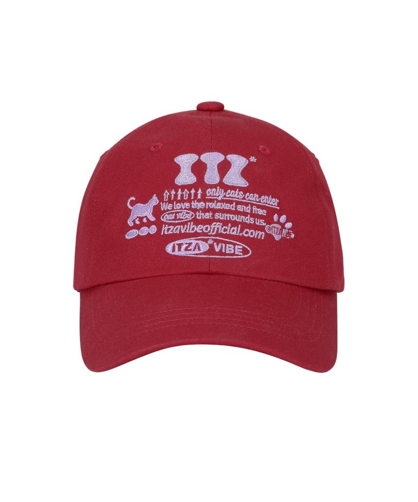 Isjabaibeu Itz Official Logo Ball Cap - Red