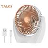Desk Fan with 2-Speed Settings Strong Airflow Low Noise Compact Design Portable Table Air Circulator Cooling Fan