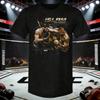 2026 Estate UFC Islam Makhachev Grafica Combattimento Maglietta Donna Sportiva Cotone Manica Corta Larga Tempo Libero Fitness Camicia Unisex