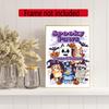 Bluey Customize Your Name Diamond Painting Round Diamond Diy Frameless Holiday Artwork Suitable For Home Office Wall Decoration