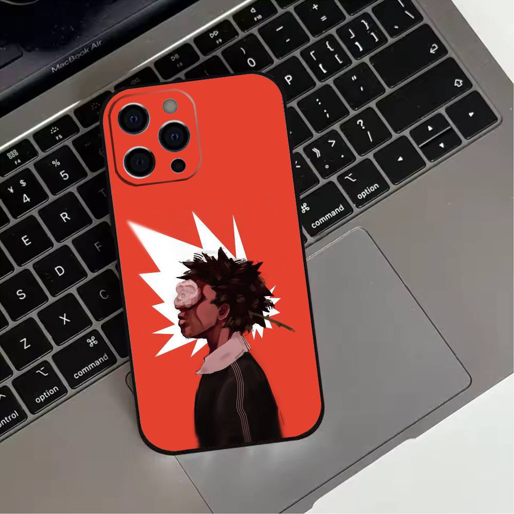 D4vd H-Here With Me  Phone Case For iPhone 17,16,15,14,13,12,11 Plus,Pro Max,XS,Soft Silicone Black Cover