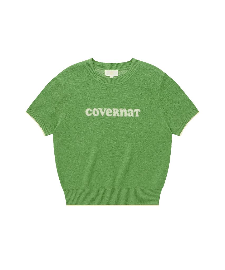COVERNAT WOMAN Cooper Logo Half Knit Green
