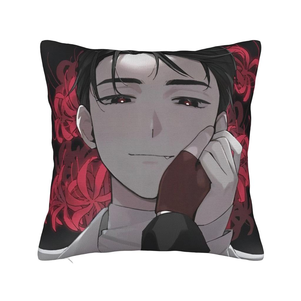 Alien Stage Anime Square Pillow Cases Cushion Cover Funny Zipper Decorative Pillowcase for Home 40x40cm