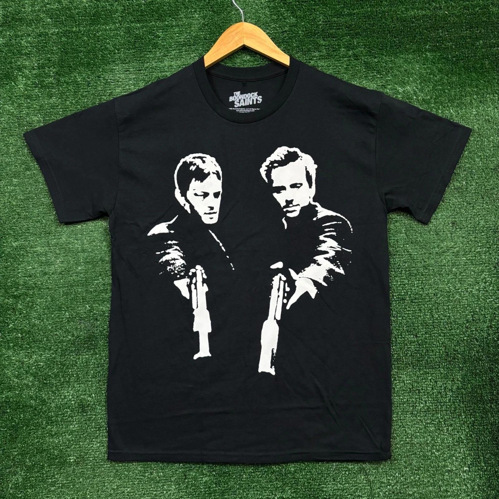 

Troy Duffy s The Boondock Saints Action Movie Poster T-shirt Size Medium 3XL